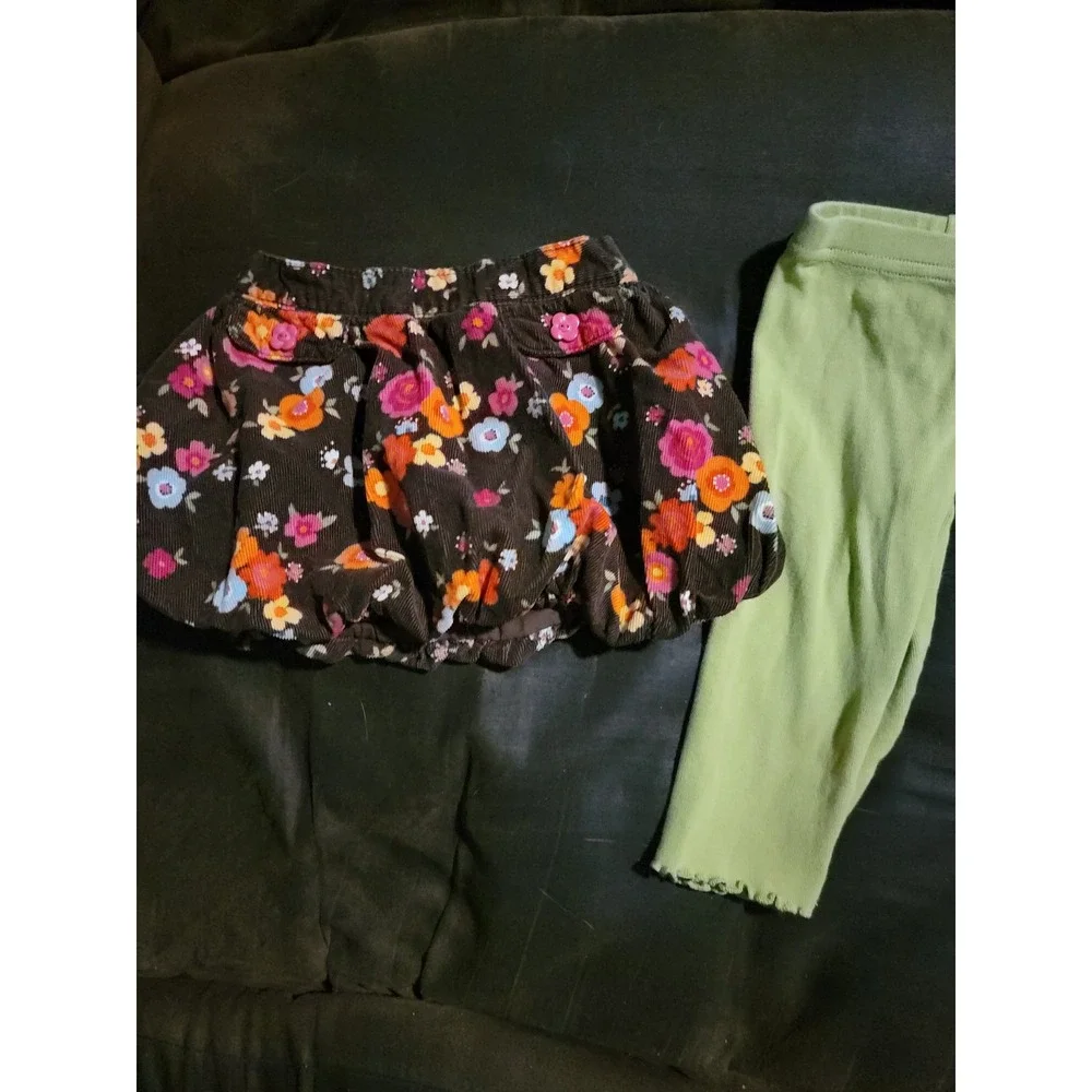 Gymboree woodland friends‎ skirt and leggings size 6 12 months